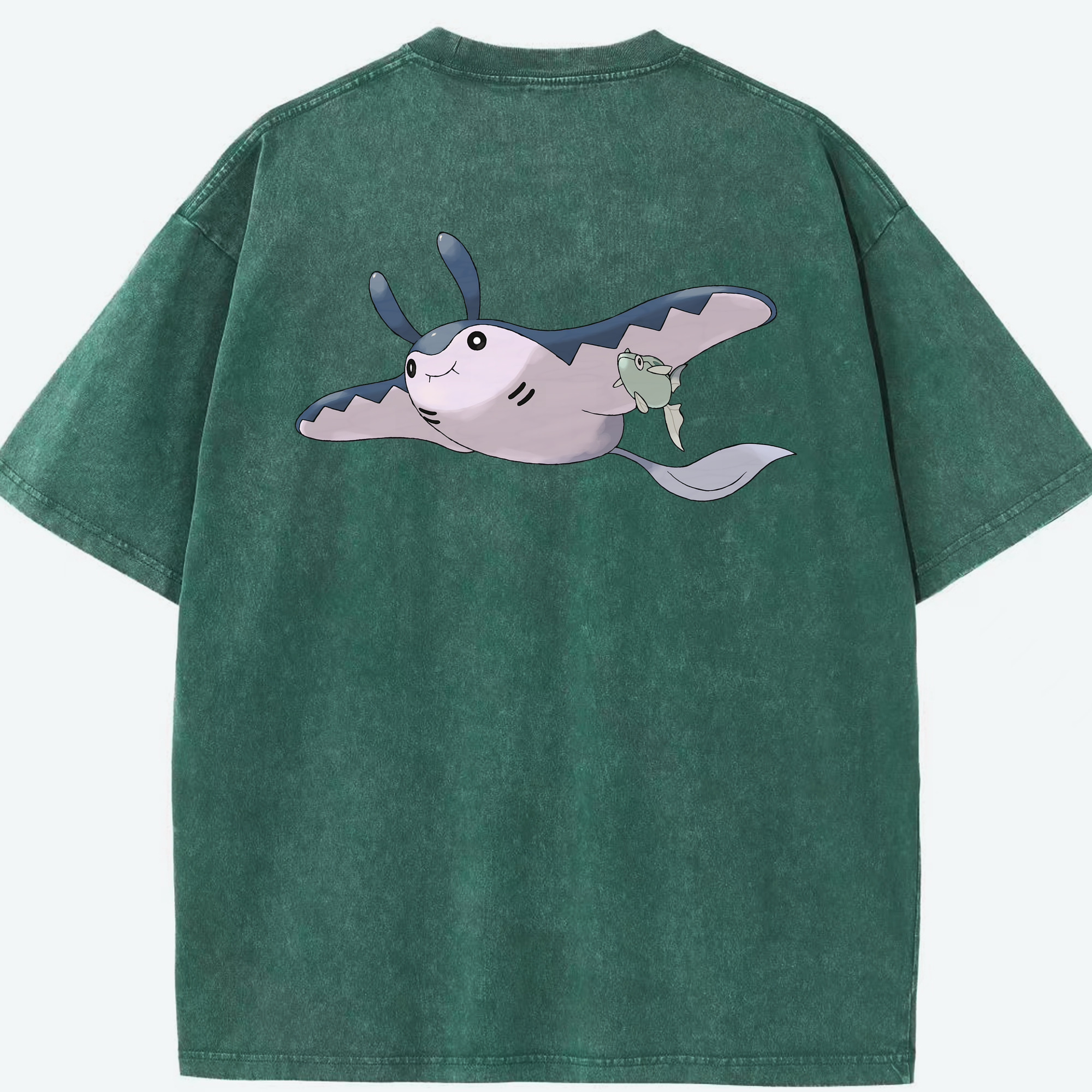 （画像用） ポケットモンスター Pokémon 綿100% ヴィンテージ風 半袖Tシャツ（背面プリント）